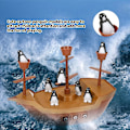 Miniatyrbild 3 av 5: Spännande piratskepp balans spel Låt inte pingvinerna falla till