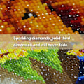 Miniatyrbild 5 av 5: 5D Diamantmålning för vuxna, komplett set med kattdiamantmålning