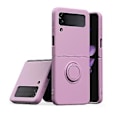 Pikkukuva 1 / 4: Silikoninen Integroitu Rengaskotelo Samsung Galaxy Z Flip4:lle Sakura Purple