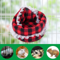 Miniatyrbild 2 av 4: Hamsterbädd Spetskant Rutig Design Varm Jul Hamsterhus C