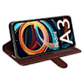 Pikkukuva 3 / 5: Xiaomi Redmi A3 4G/Poco C61 4G Kotelo Nahkainen Lompakko Folio Puhelinkuori Style D