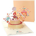 Pikkukuva 1 / 5: 3D Pop Up [Syntymäpäiväkortti] [Onnittelukortti] [Valmistujaiskortti] kanssa