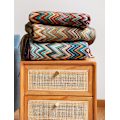 Miniatyrbild 4 av 5: Bohemian Throw Blanket Luftkonditionering Tupplursfilt Tjock Soffa Bl