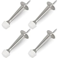 Miniatyrbilde 1 av 5: 4-pakks Heavy Duty Solid Rigid Dørstopp med Myk Gummispiss, Zi