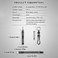Miniatyrbillede 3 af 5: USB4-kabel der understøtter PD240W hurtig opladning og 40 Gbps dataoverførsel 8K videooverførsel Sort Black