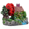 Miniatyrbilde 2 av 2: Akvarium Landskapsstein Hus Vannhjul Modell For Gullfisk Akvarium Dekor