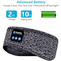 Pikkukuva 2 / 5: Langattomat Bluetooth-urheilupantakuulokkeet