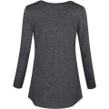 Miniatyrbilde 4 av 5: Kvinners knappeside Maternity Robe Amming topp XXL Svart