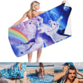 Miniatyrbild 1 av 5: En bit (STJ-4, ca 80*160cm) Dubbelsidig fleece handduk Snabb