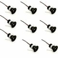 Miniatyrbillede 1 af 3: 9 stk. Sort sæt med 9 stk. Mini 12V 1W LED loftspotlights