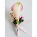 Miniatyrbilde 6 av 6: 10X6x6cm Bryllupsgave Bryllupsblomster til brudgommen 2 Bryllupsblomster til brystet Utsøkt Bryllupsblomster til brudgommen Simulert Bukett Rosa