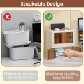 Miniatyrbillede 3 af 5: Plastik Opbevaringsboks, Foldbar Plastik Opbevaringsboks, Foldbar Plast
