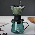 Miniatyrbilde 2 av 4: Kaffekanne i glass Kaffefilterkopp Bløtleggingsfilterkopp Filterpapir Kaffekanne Håndbrygget kaffeapparat Filter Smart kopp
