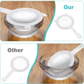 Miniatyrbillede 2 af 5: (80Mesh) Ultra fint mesh-fødevaresi, nylon mesh-si, med