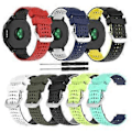 Miniatyrbillede 3 af 5: Silikonerem til Garmin Forerunner 220 230 235 620 630 735XT Udskiftning af armbånd black and red