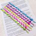 Miniatyrbild 3 av 5: 18-pack elastiska flätor, flätade hårtillbehör, pannband, söta