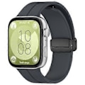 Miniatyrbillede 2 af 5: Til Huawei Watch Fit 3 Silikone Urrem med Magnetisk Foldespænde Style J