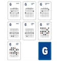 Miniatyrbilde 2 av 5: 49 stk. Gitarakkorder Kort A til G for Akustisk og Elektrisk Gitar Læring( )