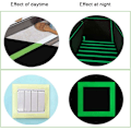 Miniatyrbilde 2 av 5: 9m x 2cm Premium Grønn Fluorescerende Tape, Lysende Tape, Fosfor