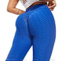 Pikkukuva 1 / 4: Naisten Bubble Hip Butt Lifting Anti Cellulite Leggingsit Korkeavyötäröiset Treeni Vatsan Kontrollointi Joogahousut (style706)