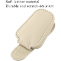 Pikkukuva 2 / 5: Aurinkolasien pidike (Beige) auton aurinkosuojaan, magneettinen nahka