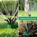 Miniatyrbillede 3 af 5: Havevandssprinkler, 360 graders roterende automatisk havevandssprinkler