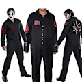 Pikkukuva 1 / 4: Slipknot-asu, löysä haalari, Halloween-asu. 185 cm.