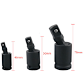 Miniatyrbilde 4 av 5: 1/4 tommers svart 360 graders svingbar ledd pneumatisk slagmuttertrekker Os