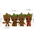 Miniatyrbilde 4 av 5: Baby Groot nøkkelring (sett med 4) - Actionfigur fra den klassiske filmen I