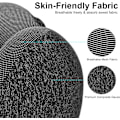 Miniatyrbillede 3 af 5: Memory Foam Rejsepude (32*12*12cm), Hætte Rejsepude, Com