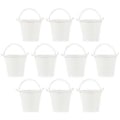 Miniatyrbillede 1 af 4: 10 STK. Mini Blik Metalspand Premium Altan Have Hjem Indretning Mini Spand
