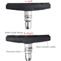Miniatyrbilde 2 av 5: Svart sett med 4 V-bremser for sykkelbremsekaliper 70 MM sykkel/MTB/V
