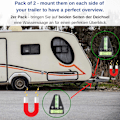 Miniatyrbild 2 av 5: Magnetiskt T-format vattenpass, 2-pack litet praktiskt husbilsvattenpass