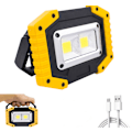 Pikkukuva 2 / 3: Latautuva LED-projektori, 2 kpl 30W LED-rakennustyömaavalot