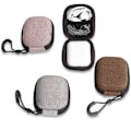 Miniatyrbild 5 av 5: 2-pack rosa öronsnäckor hörlurar headset bärväska
