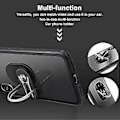 Miniatyrbillede 2 af 5: Telefon Ring Holder Multifunktionel Mobiltelefon Beslag Holder Stand 360 Graders Rotation til Bil Hjem Sort