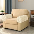 Miniatyrbillede 3 af 5: (Khaki) 2 stk. Armlænsbetræk Sofa, Stolearmlæn Beskyttere Stræk,