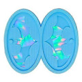 Miniatyrbillede 1 af 5: Flagermusformet Ørering Vedhæng Silikoneform Holografisk Epoxy Resin Form Smykkefremstillingsværktøjer DIY Håndlavede Håndværksartikler Blå Blue