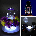 Miniatyrbillede 3 af 5: 100 stk./parti 100 x Hvide Runde Led Flash Ball Lampe Ballon Lys l