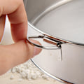 Miniatyrbillede 4 af 4: Professionel Rund Melsigte i Rustfrit Stål med 60 Mesh (7,9