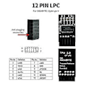 Miniatyrbillede 3 af 5: TPM2.0 Modul LPC 12Pin Modul med Infineon SLB9665 Windows 11 Opgradering til Gigabyte Bundkort