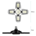 Miniatyrbilde 1 av 4: Taklampe, 120W ​​6000K Justerbar 4+1 Panel Deformerbar Garasje