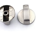 Miniatyrbilde 5 av 5: Feste hulldiameter 8 mm Sett med 4 sølv metallknapper for gasskomfyr