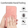 Miniatyrbillede 4 af 5: Til Oppo A58 4G Wallet Telefon Cover Solsikke Prægning Stativ Læder Etui med Håndrem Style D