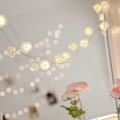 Miniatyrbild 4 av 5: Varmvit LED-blomstergirlang 3m 20 LED-lampor för inomhusbruk