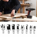 Miniatyrbillede 3 af 5: Træprop Fræser 8Pcs Bor Sæt Værktøj Hul Hul Bor Hul