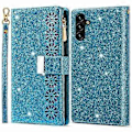 Miniatyrbild 1 av 5: Fodral för Samsung Galaxy A15 4G/5G med Blixtlåsficka PU Läder Plånbok Glitterigt Telefonskal Style A