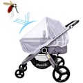 Miniatyrbilde 4 av 5: Hvit universell babymyggnetting for barnevogn, bærebag, paraply