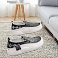 Miniatyrbilde 4 av 5: Uformelle damesko Sportssko Fottøy Komfortable motesko Fritidssneakers for streetwear, gåing, jogging, shopping (40Svart) Black 40