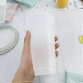 Pikkukuva 4 / 5: 473/700ML Muoviset juomalasit pillillä ja kannella, uudelleenkäytettävä vesipullo kahville ja mehulle 1pc 700ml